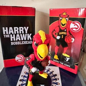 Harry the Hawk Bobblehead - Red and Yellow